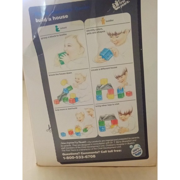 First Years Building Blocks Baby Toddler Toy 1993 - Picture 8 of 12